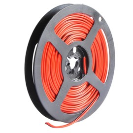 WESIRI 32.8ft/10m 2 Pin 20AWG Electrical Extension Cable Red Black Stand Connection 2 Conductor Line Cord Hook Up Wire for 5050 2835 3014 Single Colour Flexible LED Tape Light