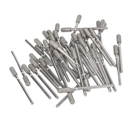 Cuticle Polishing Bits, 50Pcs Professional Nail Drill Bits Sand Strong Hardness Rough Surface for Salon for Pedicure