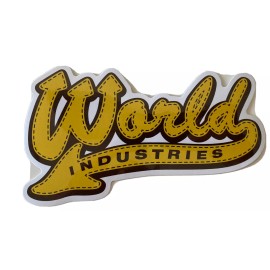 World Industries Sticker Skateboard Sticker Vintage 90’s Skateboards Flameboy