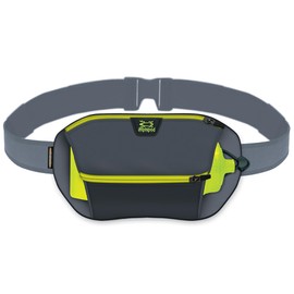 Amphipod Velocity Plus Bottle Pack, Storage & Hydration Belt, 5K/10K, Endurance & Ultra Running, Men & Women (20 oz.) - Char/Viz - 20 oz