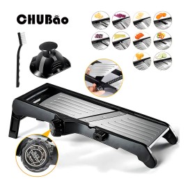 Chubao Mandolina Cocina Rallador Cortador Picador Rebanador Rayador Manual De Verduras Fruta Utensilios De Cocina Ajustable Multifuncional