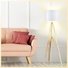 Weewooday 2 Pcs Fabric Drum Light Shade Modern Drum Lamp