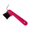 QHP Colour Hoof Pick with Brush (Fuchsia)