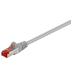 Patchkabel RJ45 S/FTP Cat6 10.00m grau PIMF