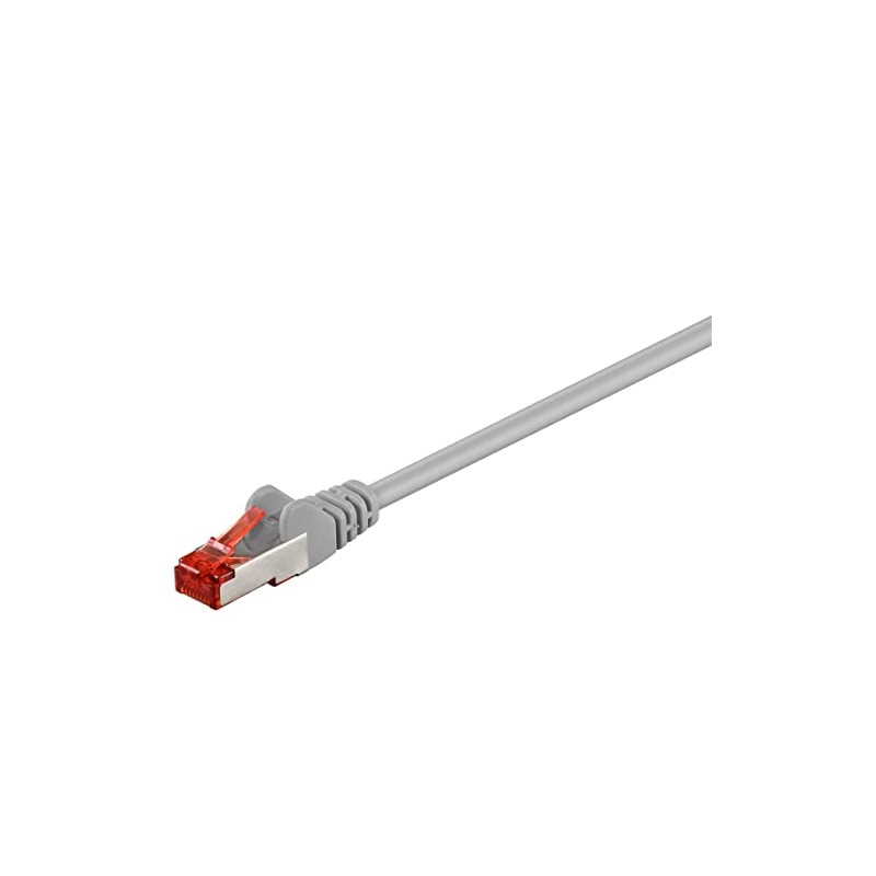 Patchkabel RJ45 S/FTP Cat6 10.00m grau PIMF