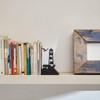 balvi Lighthouse Bookends Black Classic View of the Coast: Lighthouse