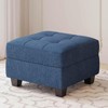 Belffin Ottoman Module with Storage for Modular Sofa Sectional Couch