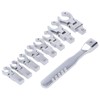 Replaceable Wrench Set Flexible Head Torsion Wrench 180 Degree Rotating