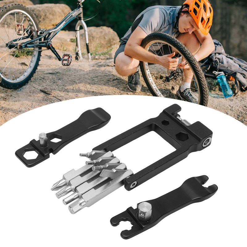 19 in 1 Bicycle Repair Tools Kit Chain Remover Spoke