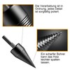 Wood Splitter Screw Cone, 32 mm Drill Cone Wood Splitter,