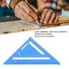 Regla Triangular de Aleación de Aluminio, Herramienta Cuadrada de Carpintero,
