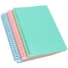 Yansanido Spiral Notebook, 3 Pcs A5 Thick Plastic Hardcover 8mm