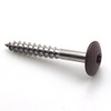 50 x 4.8mm x 38mm Façade Screws Rust Effect March