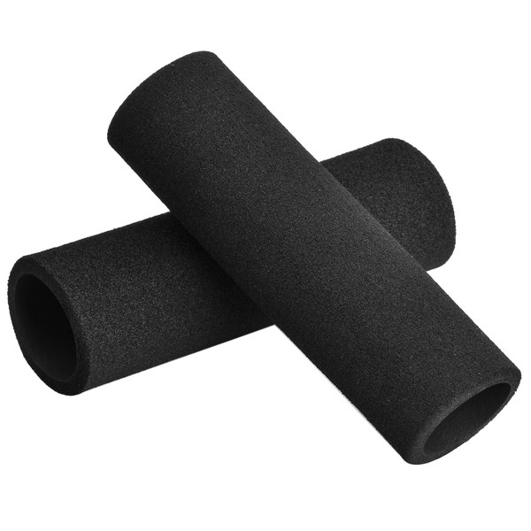 Bezavea 2pcs Motorcycle Grip Cover,Anti Vibration Soft Foam Handlebar Grip