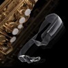 Kuwan Saxophone Neck Strap Soft Sax Leather Strap Padded For