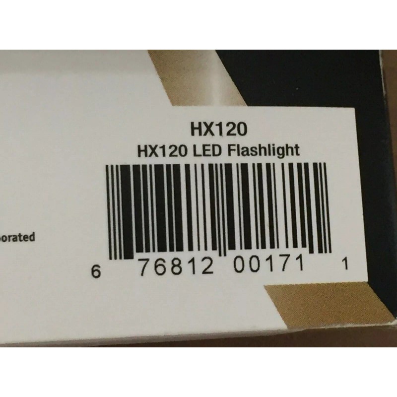 INSIGHT TECHNOLOGIES TACTICAL HANDHELD FLASHLIGHT HX120 LED PROGRAMMABLE