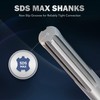 ZELCAN Chisel Set with SDS Max Shanks, 3pc Masonry Concrete