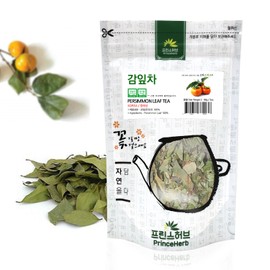 PrinceHerb Medicinal Korean Herb, Persimmon Leaves Tea 감잎차 Dried Loose Leaves Tea 3oz / 86g