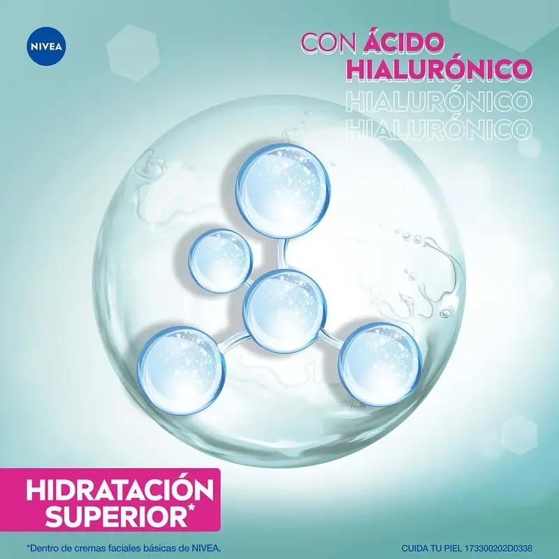 Nivea Gel Facial Refrescante E Hidratante Con Hyaluron 100ml
