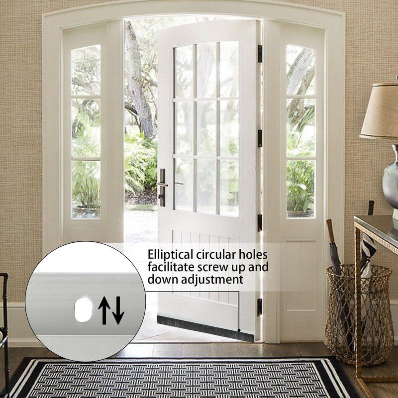 2 Pack Double Layer Door Brush Sweep – 2.5" W