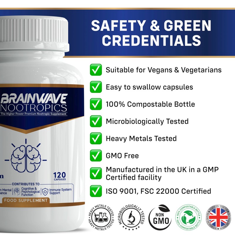 Brainwave Nootropics® Brain Supplement | Mental Performance & Cognitive Function