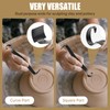 Double-Ended Pottery Trimming Tools, Stainless Steel Ceramic Tools-Durable, Rust-Resistant &