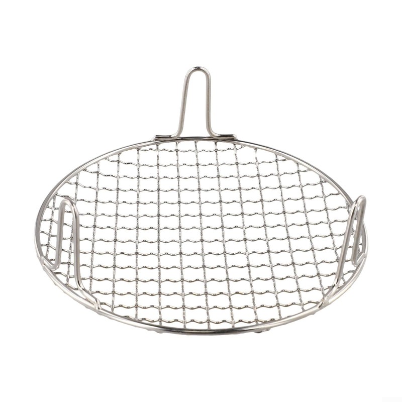 Round Cooling Rack, Portable Stainless Steel Cooking Grate BBQ Grill