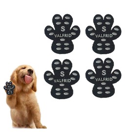 VALFRID Dog Paw Protector Anti-Slip Grips to Keeps Dogs from Slipping On Hardwood Floors,Disposable Self Adhesive Resistant Dog Shoes Booties Socks Replacemen S 24 Pieces