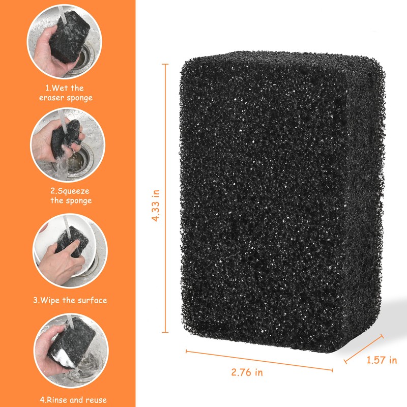 Rasket 6 Pack Scrub Sponges, Temperature Controlled Dish Sponge, Bulk