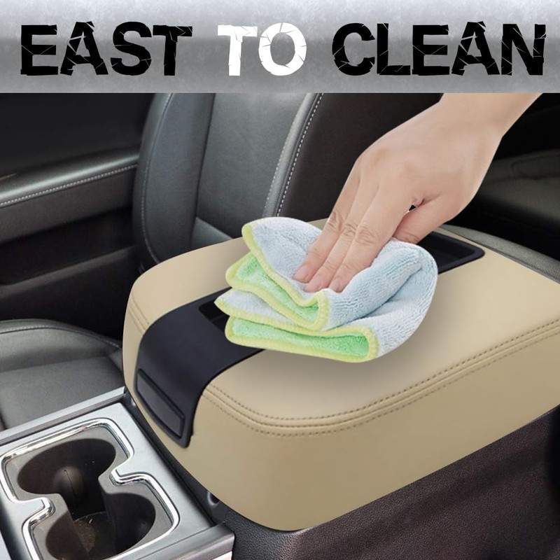 Center Console Armrest lid Cover Compatible with 2007-2013 Silverado Tahoe