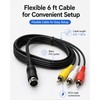 AV Cable for Sega Genesis 2 and Genesis 3, 6FT