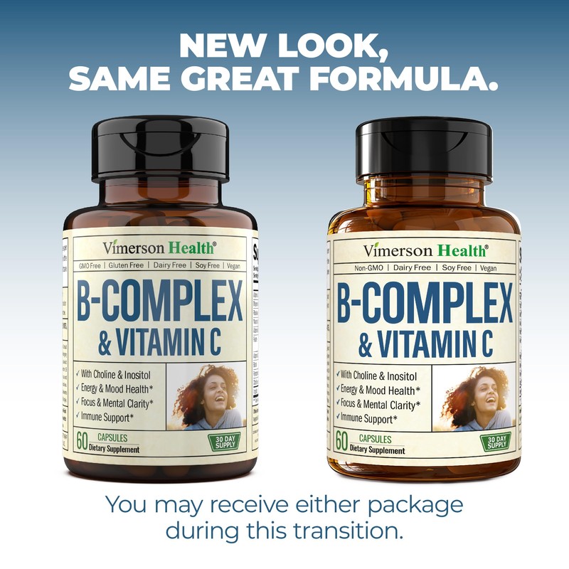 Vitamin B Complex with Vitamin C & Folic Acid (Folate)