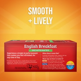 Twinings Decaffeinated English Breakfast Black Tea Bags 100 CT Box (1 Pack)