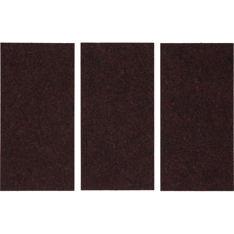 BGS Diy 80713 Felt Gliders Plates Brown 100 x 200