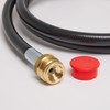 Coleman High-Pressure Propane Gas Hose and Adapter 5 Foot Type