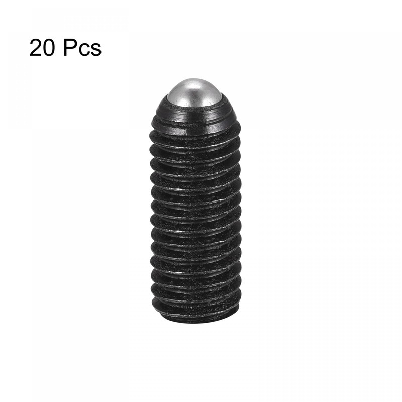 sourcing map Ball Point Set Screws, 20pcs M8 x 20mm