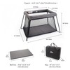 UNiPLAY Foldable Travel Crib, Lightweight Portable Playpen, Easy to Pack