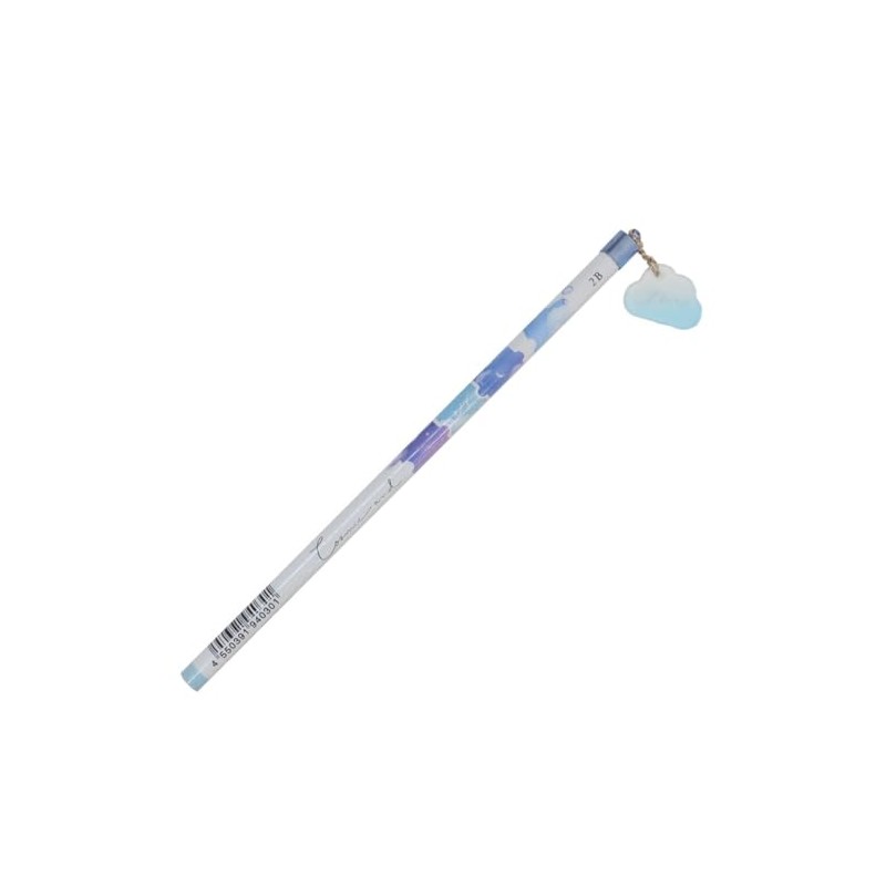 Solairo Time Pencil with Acrylic Charm 2B Round Shaft Cosmic