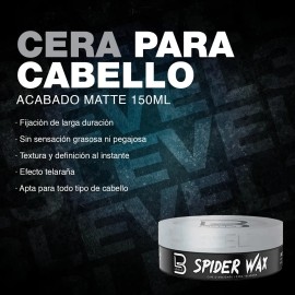 Cera Para Cabello L3 Level 3 Spider Wax Alta Fijación 150ml