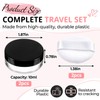 2PCS Travel Powder Containers with Puff, 10ml Mini Loose Powder