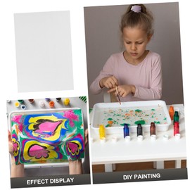 KONTONTY 50 Sheets Marbling Paper for Painting DIY Water Painting Paper for Boy Girl Easy to Use for Creativity Development and Skill Building