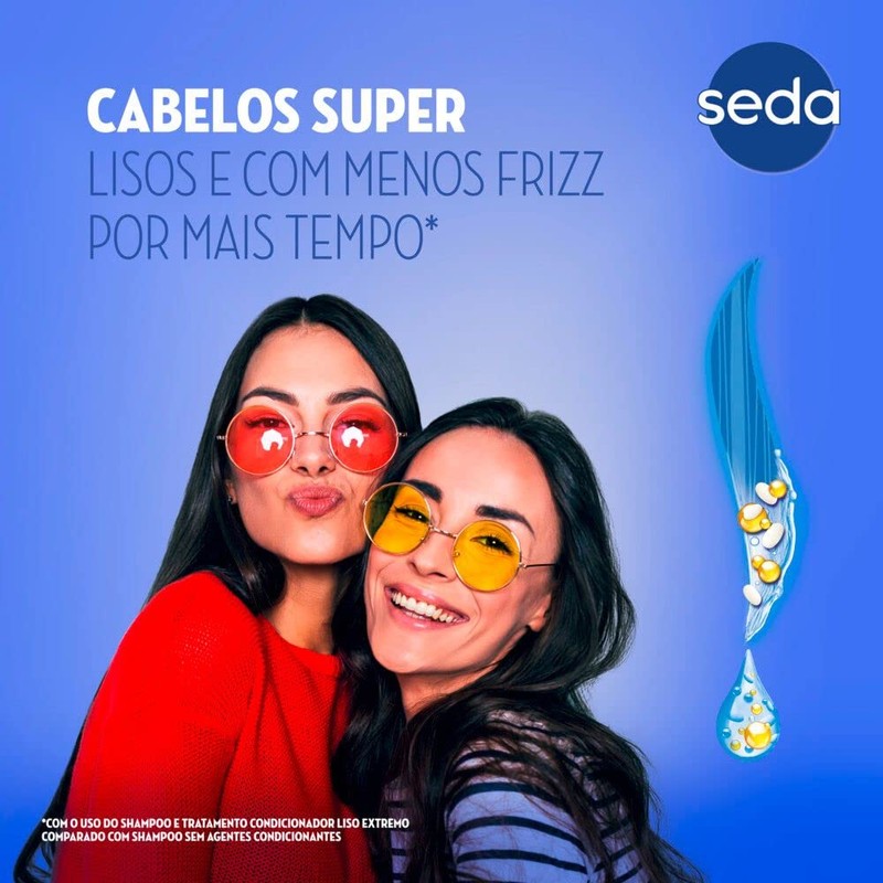 Linha Liso Extremo Seda - Shampoo 325 Ml - (Seda