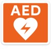 AED Specialty Store Quality AED Auto External Defibrator Installation Sticker