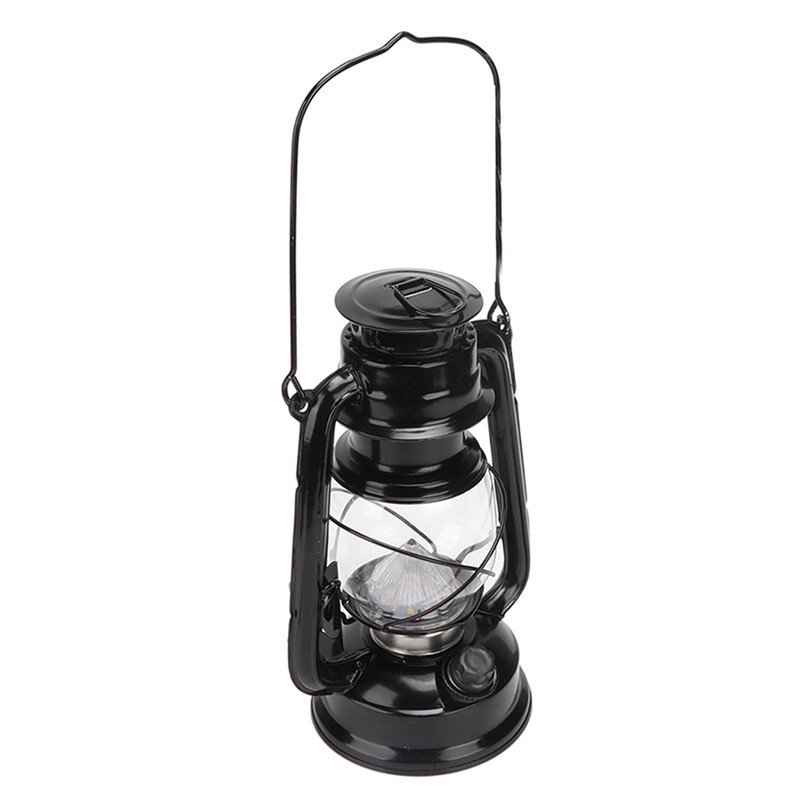 Vintage Camping Lantern 24h Battery Life USB Charging Detachable Lampshade