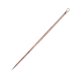 ieron Lancet Needle,Stainless Steel Acne Blackhead Remover,Fat Granule Remover,Pimple Remover Tool For Pimple Press,Rose Gold