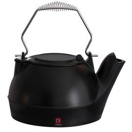 Fire Beauty Humidifying Iron Kettle，Stove Humidifier，Wood Stove Kettle，Cast Iron，Chrome handle
