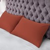 PiccoCasa 2 Packs Luxury 1800 Bedding Brushed Microfiber Pillow Cases