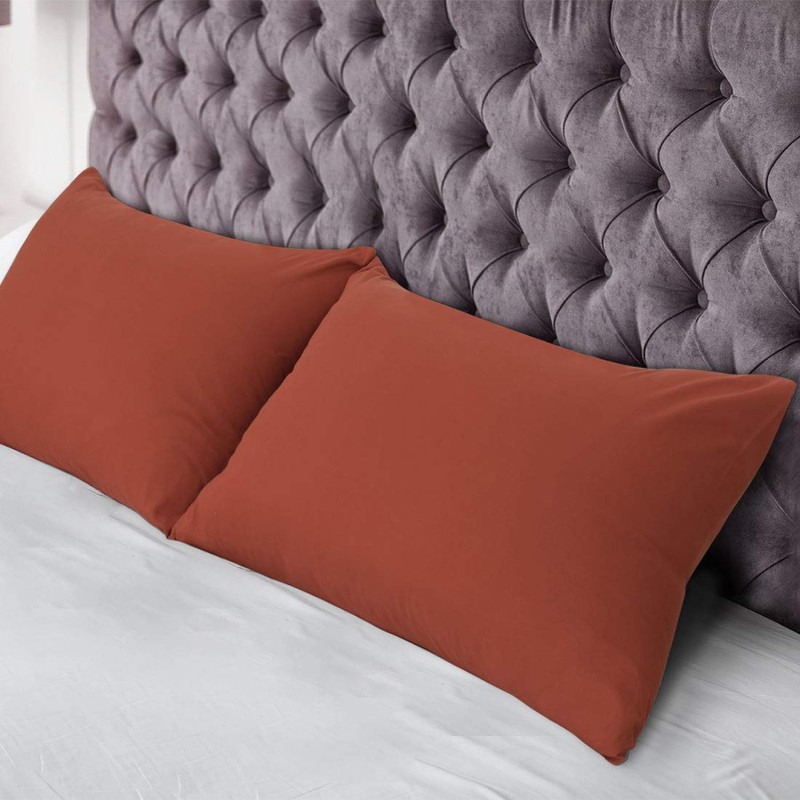 PiccoCasa 2 Packs Luxury 1800 Bedding Brushed Microfiber Pillow Cases