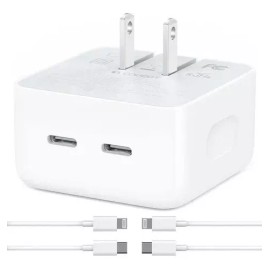 Hismaho Cargador 35w Carga Rapida Tipo C Lightning Eliminador Cable