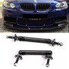 SDeelCase Black Carbon Strut Bar Support Rod For Mercedes Splitter